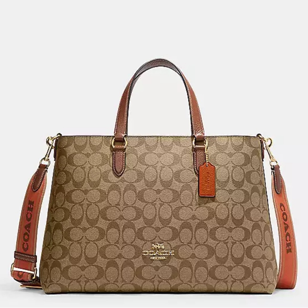 Logan Carryall In Signature Canvas With Wallet - image 1